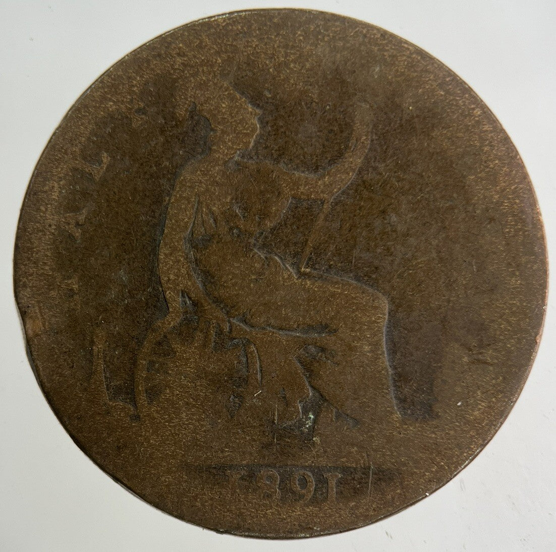 1891 Victoria Half - Penny Coin | Collectable Grade