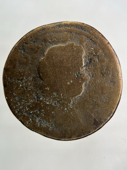 1723 George I 1st Half - Penny Coin | Fair Grade
