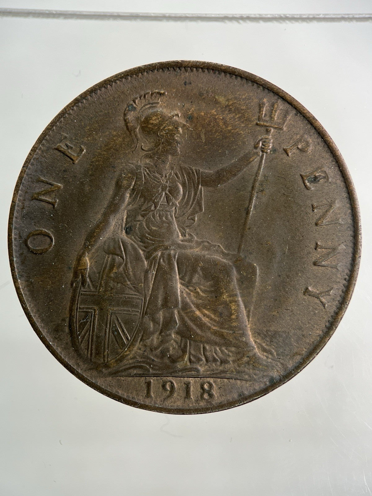 1918 George V One Penny Coin | Very High Grade