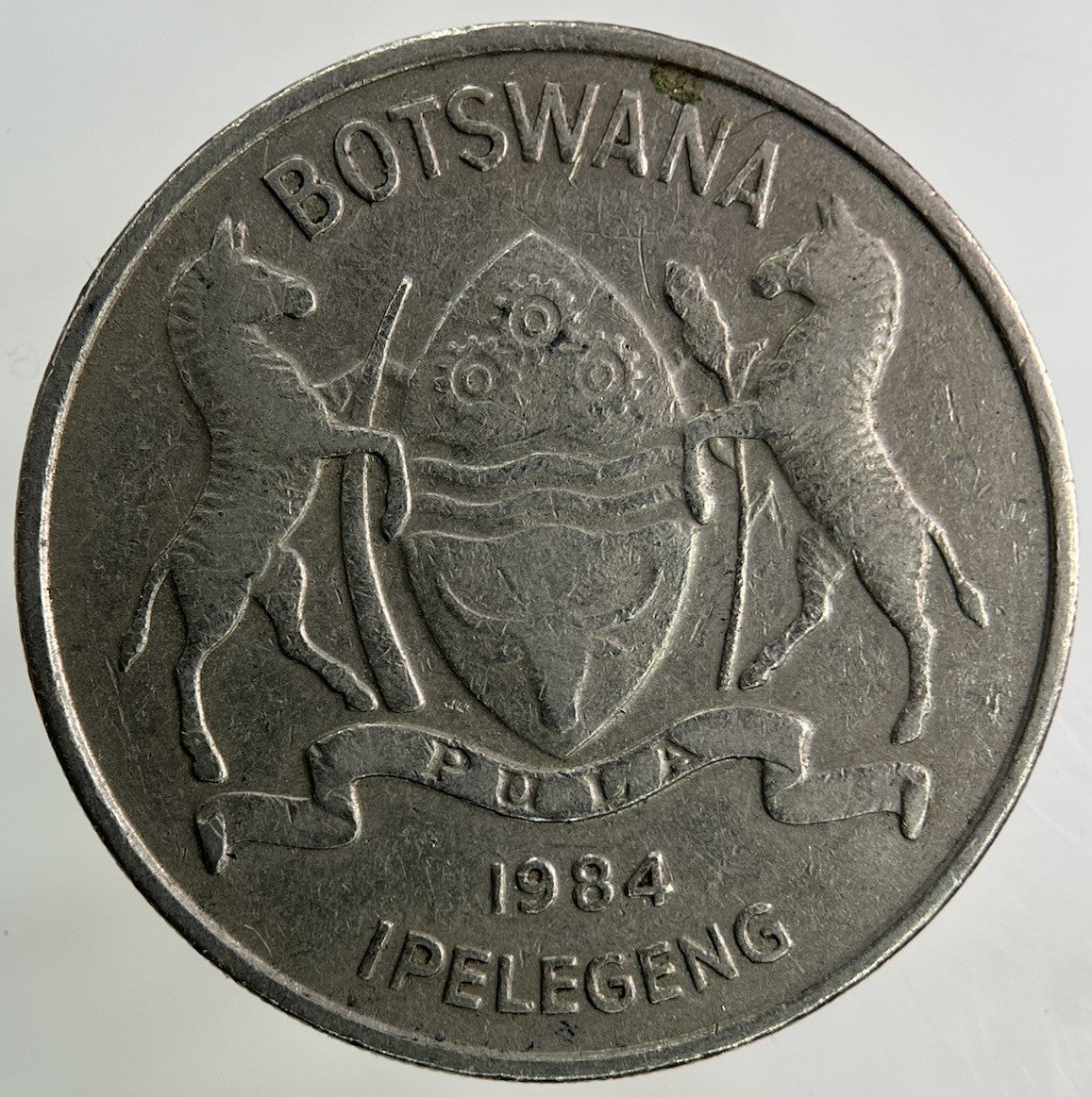 1984 Africa Botswana 50 Thebe Coin | Fine Collectable Grade
