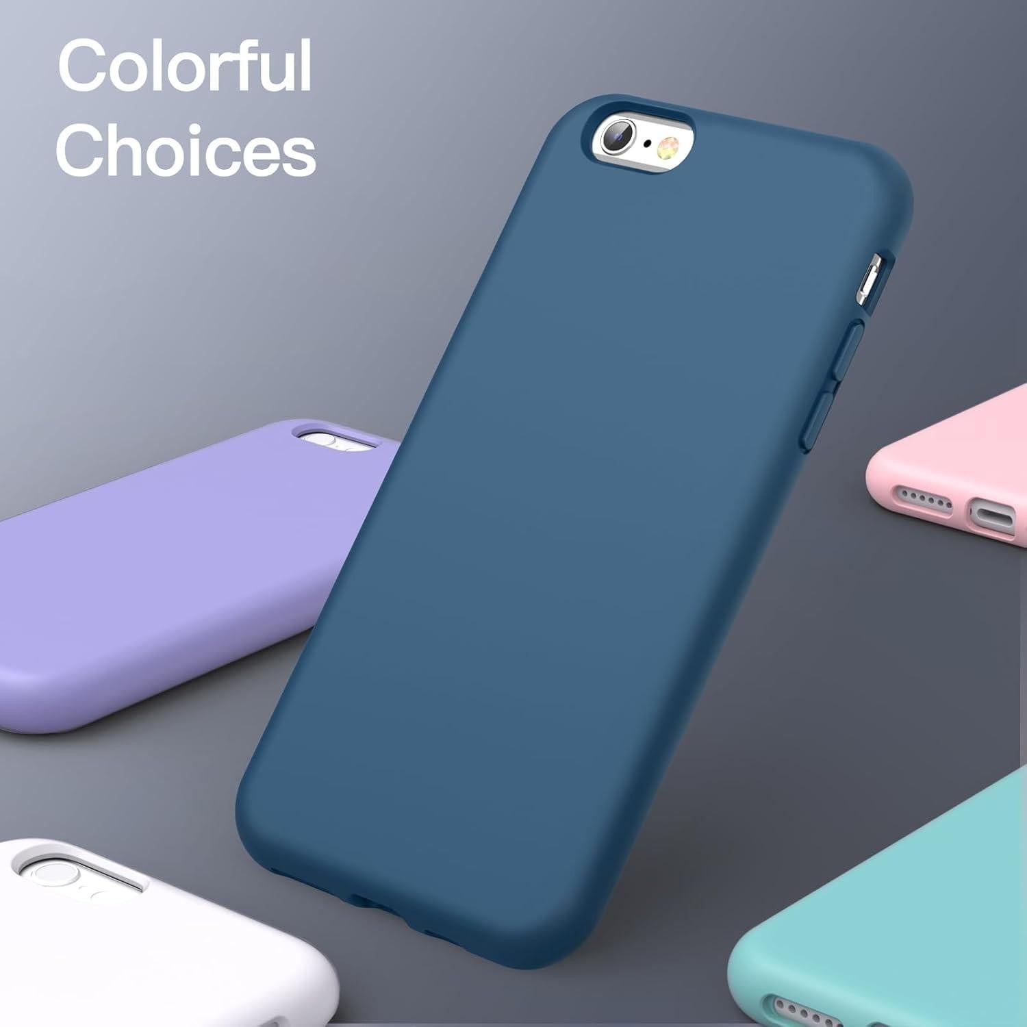 iPhone 6 / 6s Ocean Blue Bumper Silicone Shockproof Protective Case