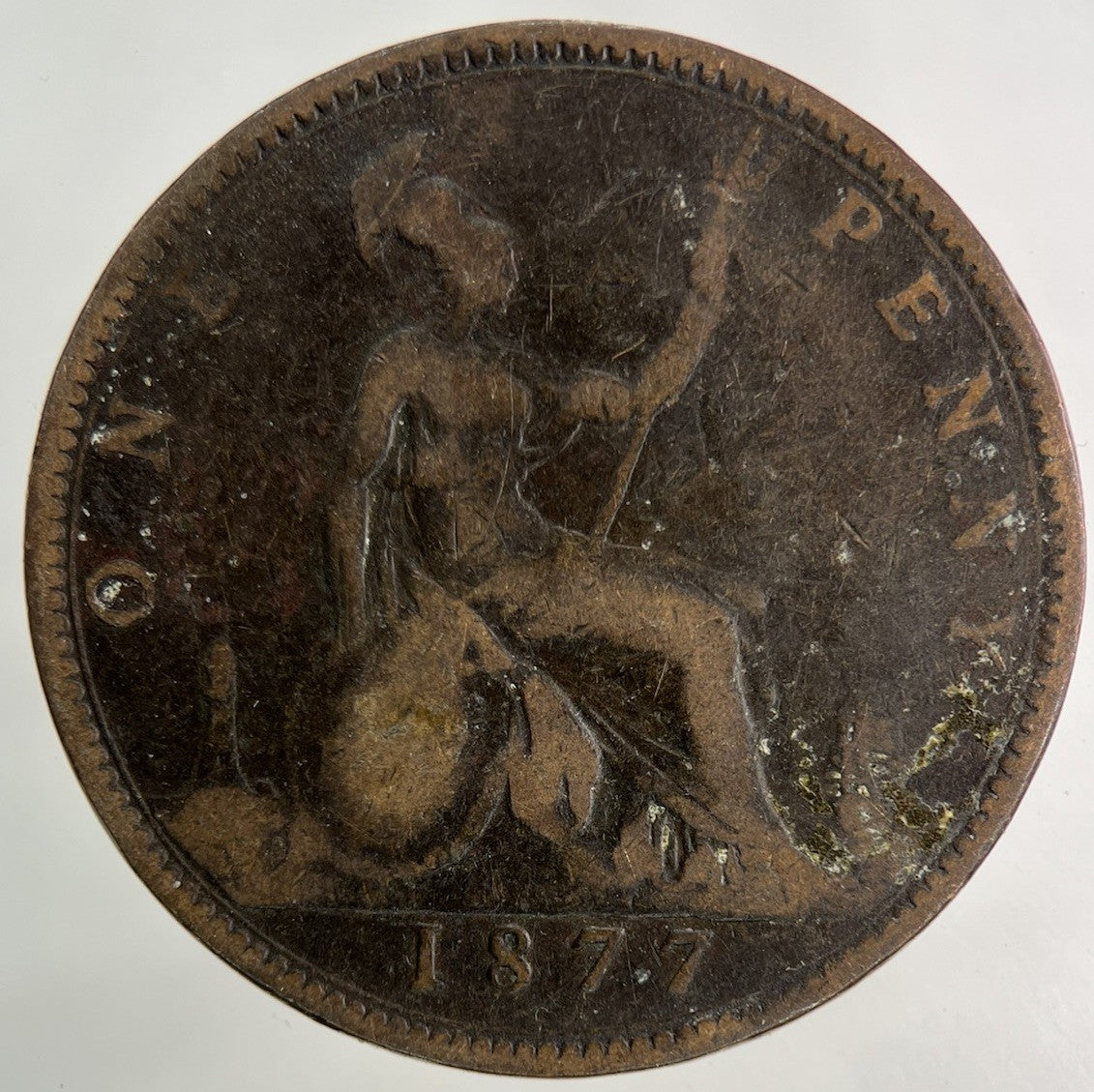 1877 Victoria One Penny Coin | Collectable Grade