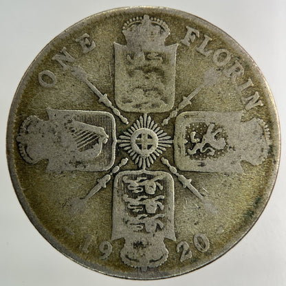 1920 George V Florin Silver Coin | Fair Grade