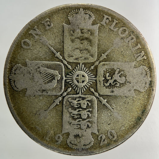 1920 George V Florin Silver Coin | Fair Grade