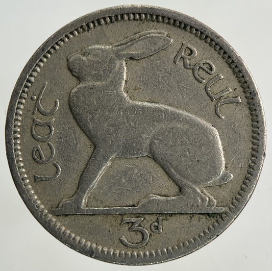 1943 Irish Threepence Coin | Fine Collectable Grade