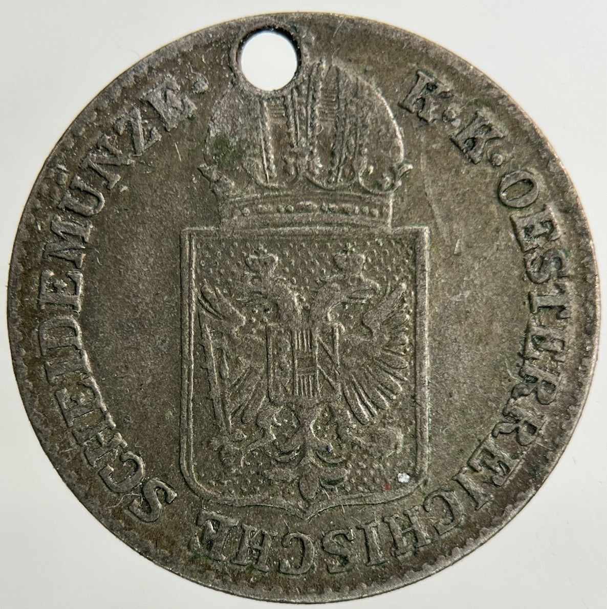 1849 Austria 6 Kreuzer Silver Coin | Fine Collectable Grade