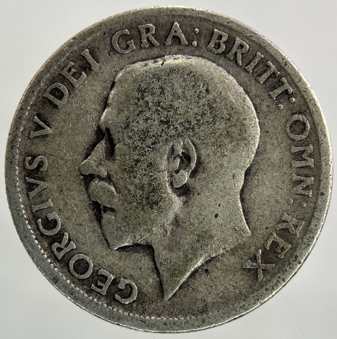 1918 George V Shilling Silver Coin | Fair Grade