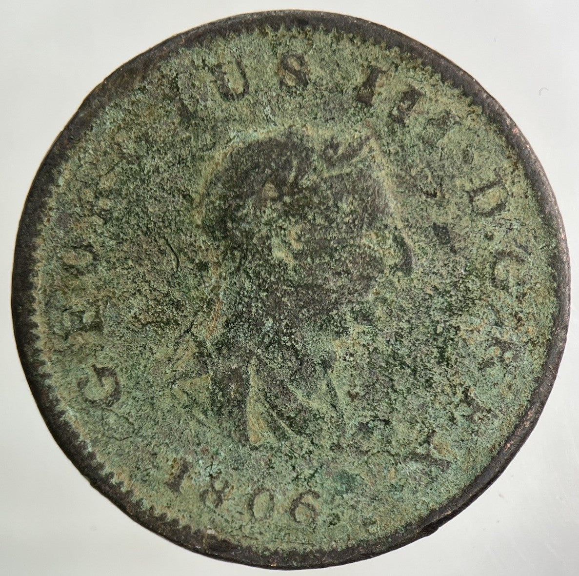 1806 George III 3rd Half - Penny Coin | Collectable Grade
