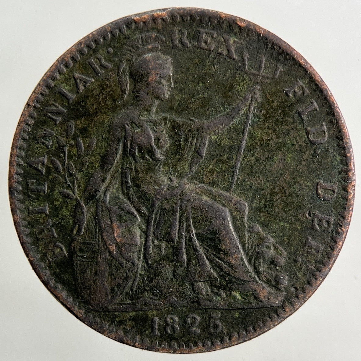 1825 George IV Farthing Coin | Fine Collectable Grade
