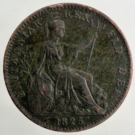 1825 George IV Farthing Coin | Fine Collectable Grade