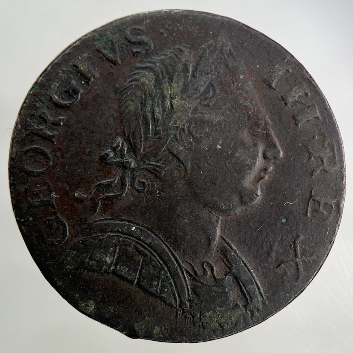 1775 George III 3rd Half - Penny Coin | Fine Collectable Grade