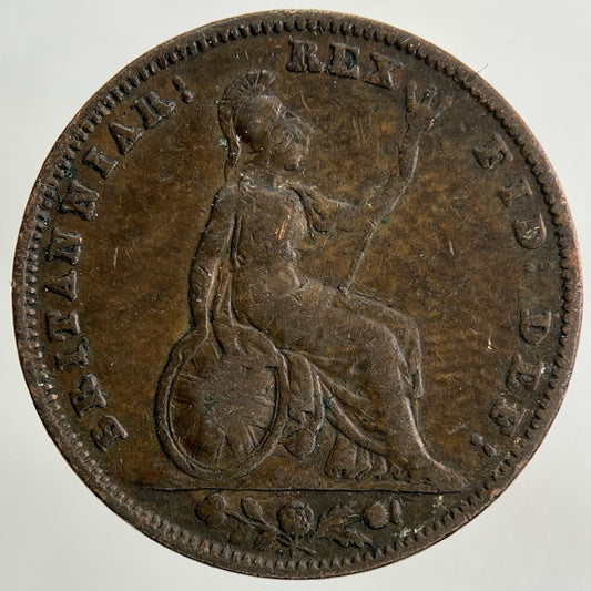 1835 William IV Farthing Coin | Collectable Grade