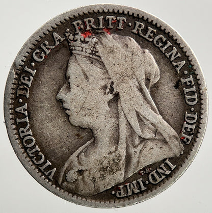 1896 Victoria Threepence Silver Coin | Collectable Grade | a2623