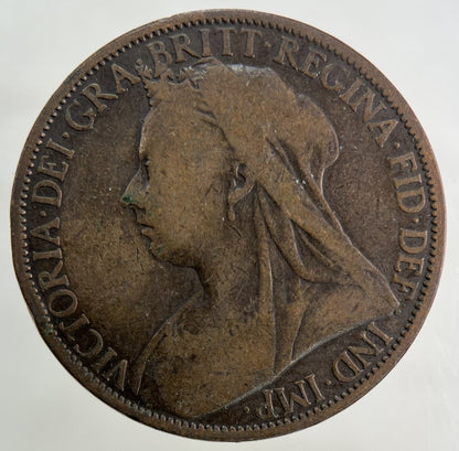 1900 Victoria One Penny Coin | Collectable Grade