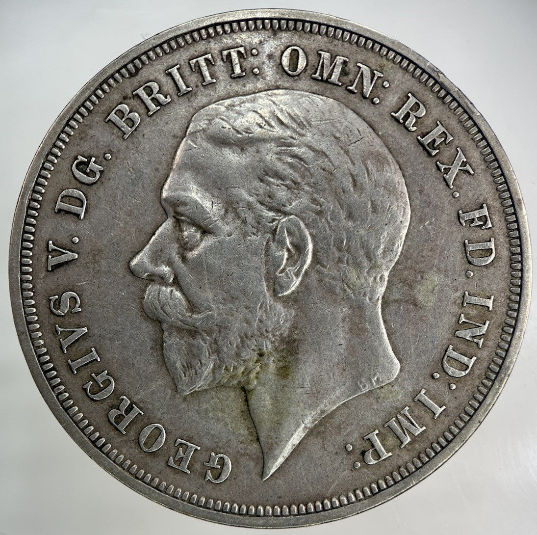 1935 George V One Crown Silver Coin | Very High Grade