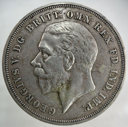 1935 George V One Crown Silver Coin | Very High Grade