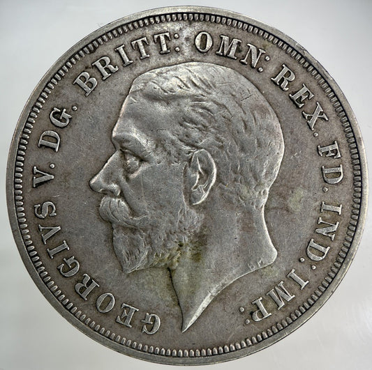 1935 George V One Crown Silver Coin | Very High Grade