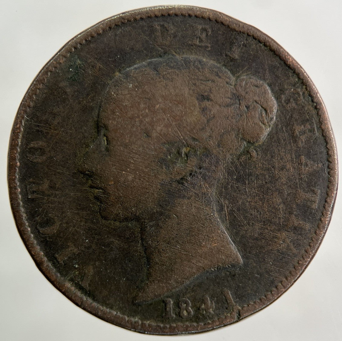 1841 Victoria Half - Penny Coin | Collectable Grade