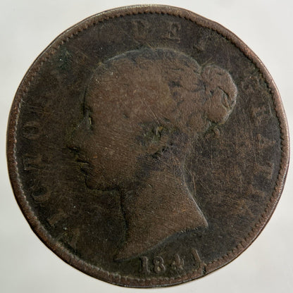1841 Victoria Half - Penny Coin | Collectable Grade