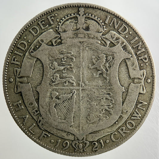1921 George V Half - Crown Silver Coin | Collectable Grade