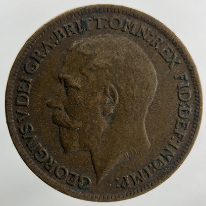 1919 George V Farthing Coin | Collectable Grade