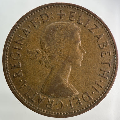 1964 Elizabeth II 2nd One Penny Coin | Fine Collectable Grade