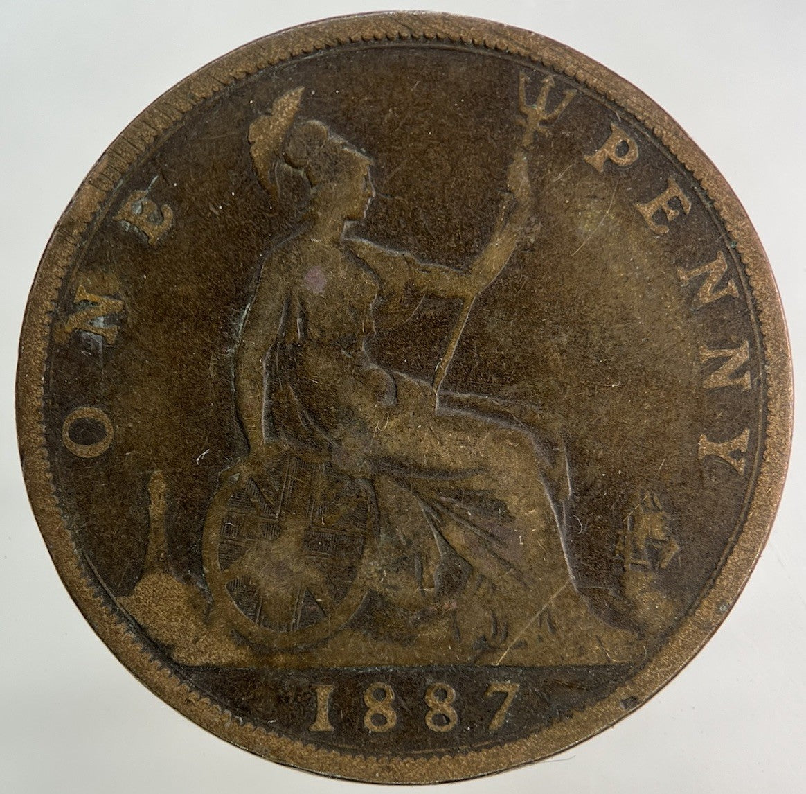 1887 Victoria One Penny Coin | Collectable Grade