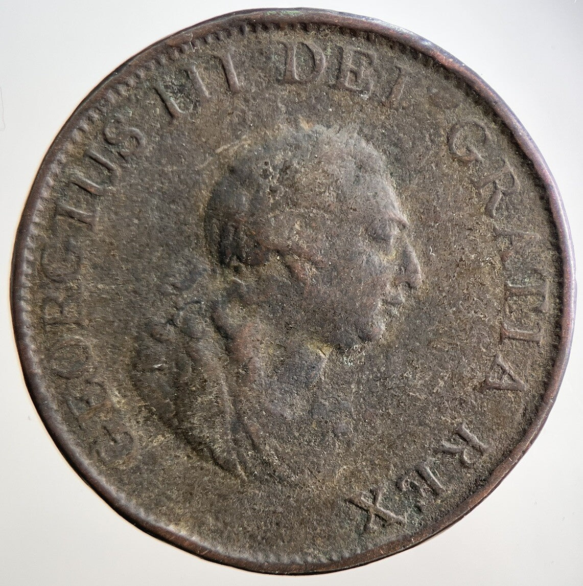 1799 George 3rd III Half - Penny British Coin | Collectable Grade | a3124