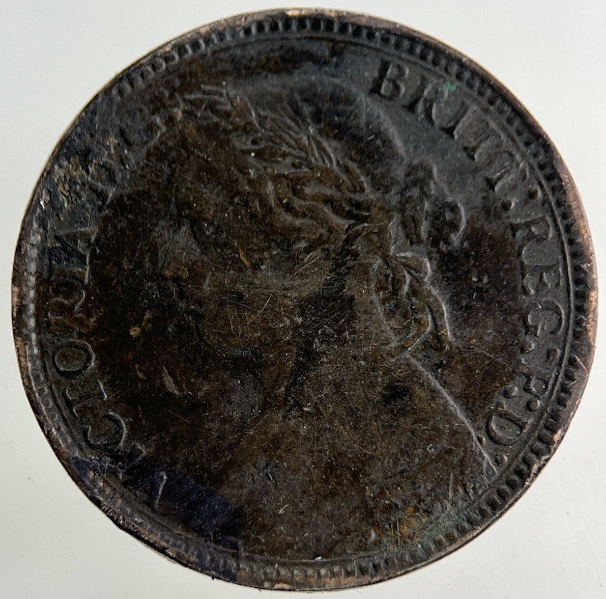 1875 - H Victoria Farthing Coin | Collectable Grade