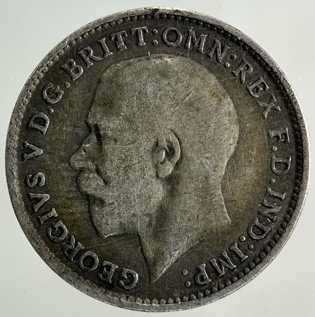 1914 George V Threepence Silver Coin | Fine Collectable Grade