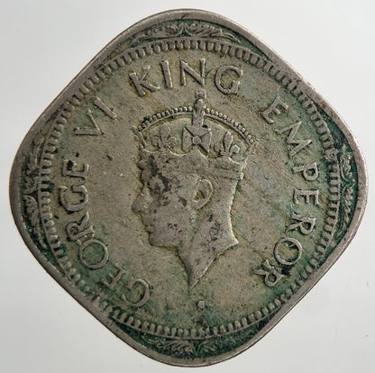 1946 India 2 Two Annas Coin | Fine Collectable Grade | a9322