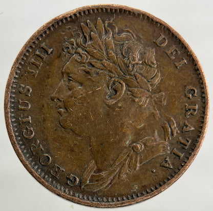 1825 George IV Farthing Coin | Very High Grade