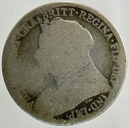 British Victoria Sixpence Silver Coin | Fair Grade