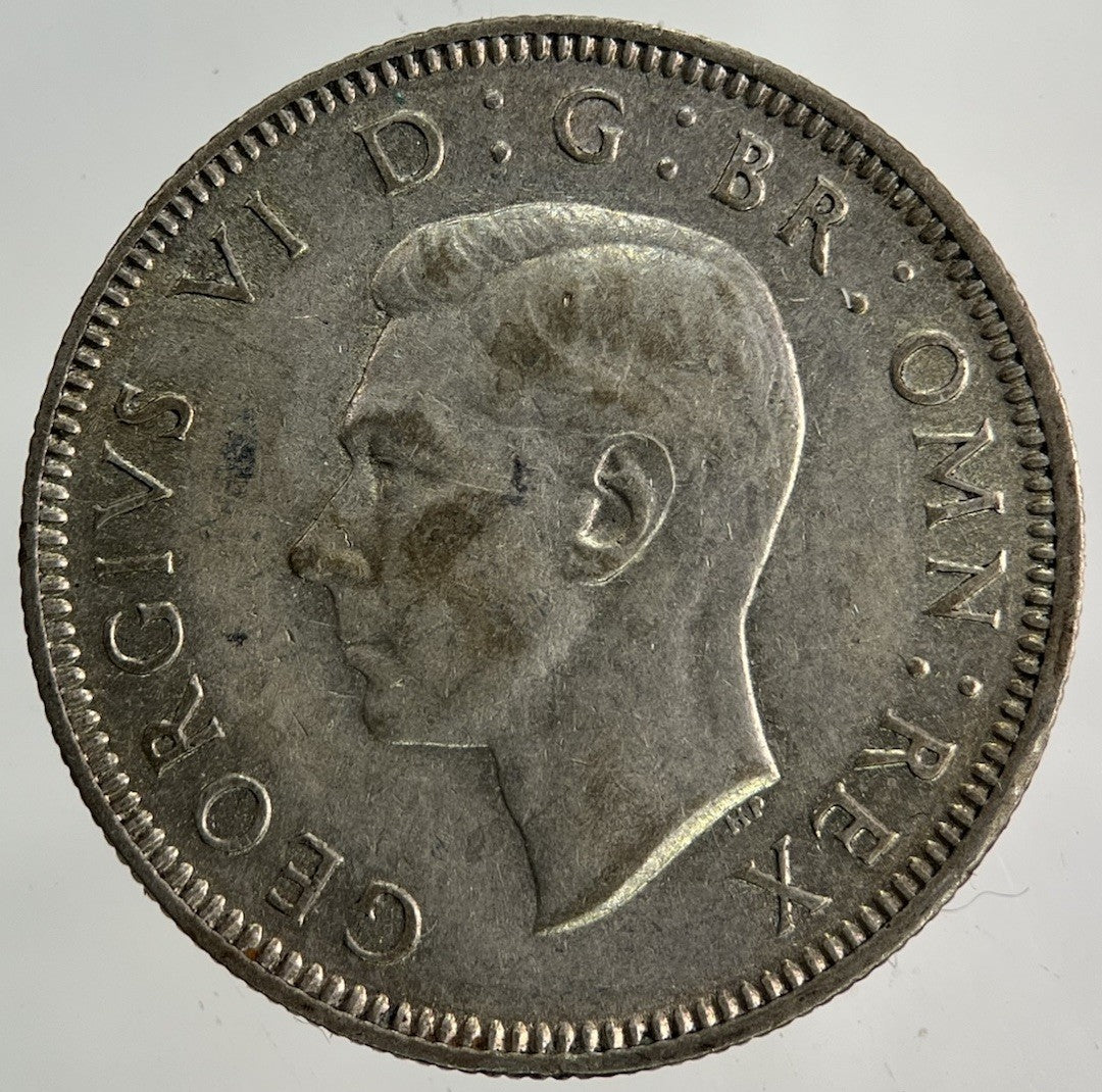 1945 George VI Shilling Silver Coin | Very High Grade