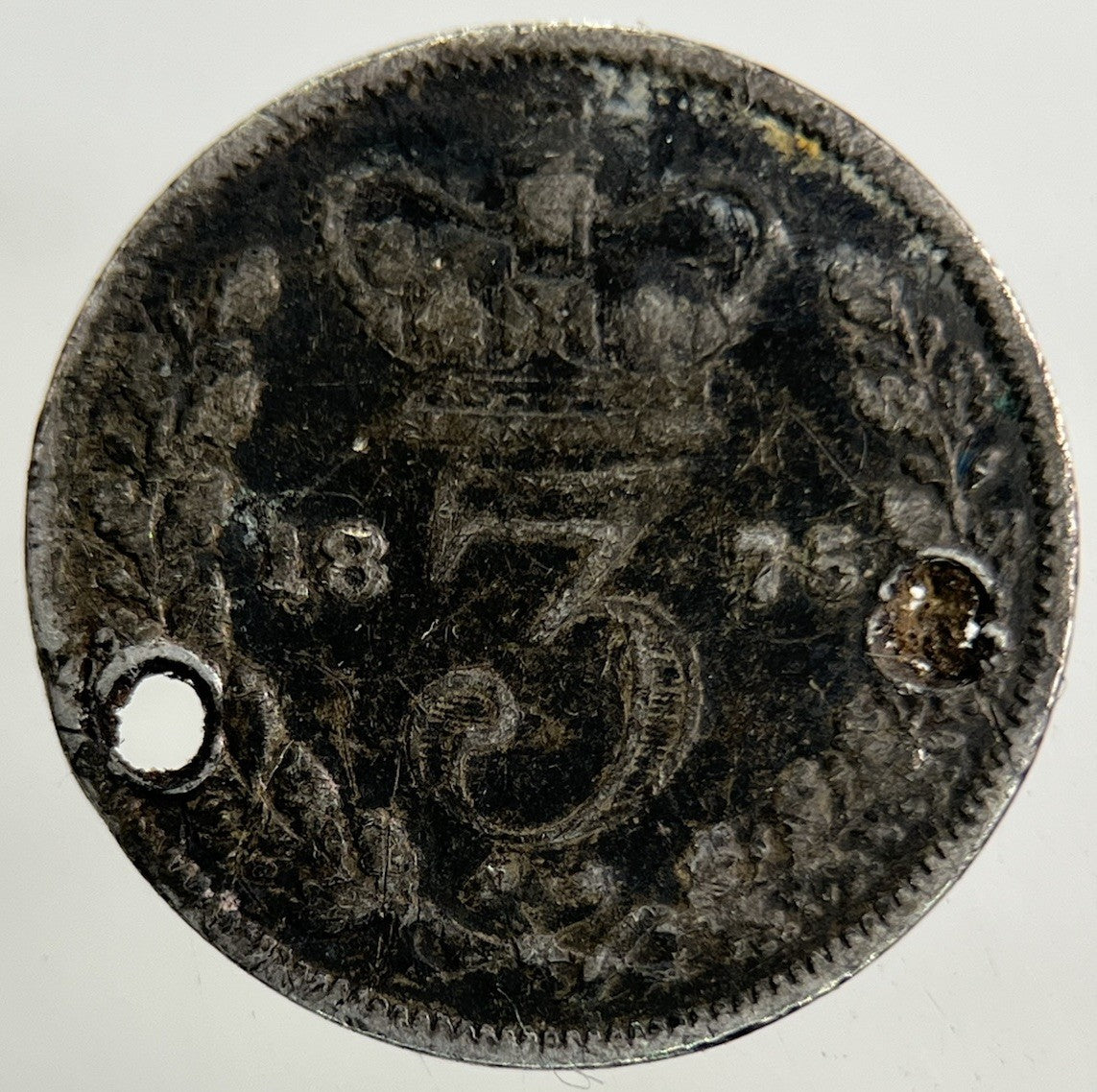 1875 Victoria Threepence Silver Coin | Collectable Grade