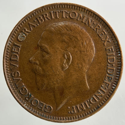 1928 George V Farthing Coin | Fine Collectable Grade