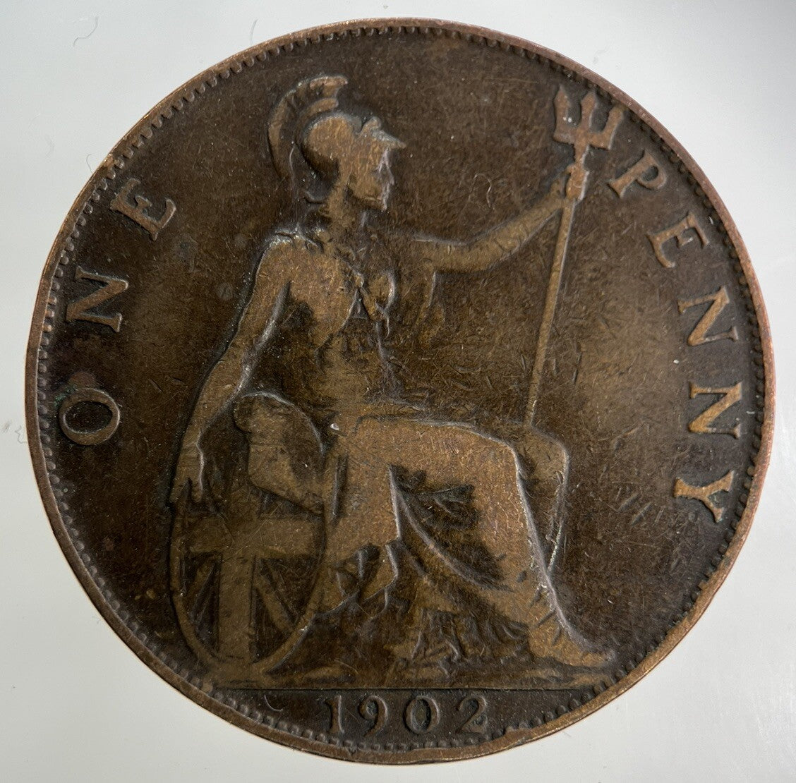 1902 Edward VII One Penny Coin | Fine Collectable Grade