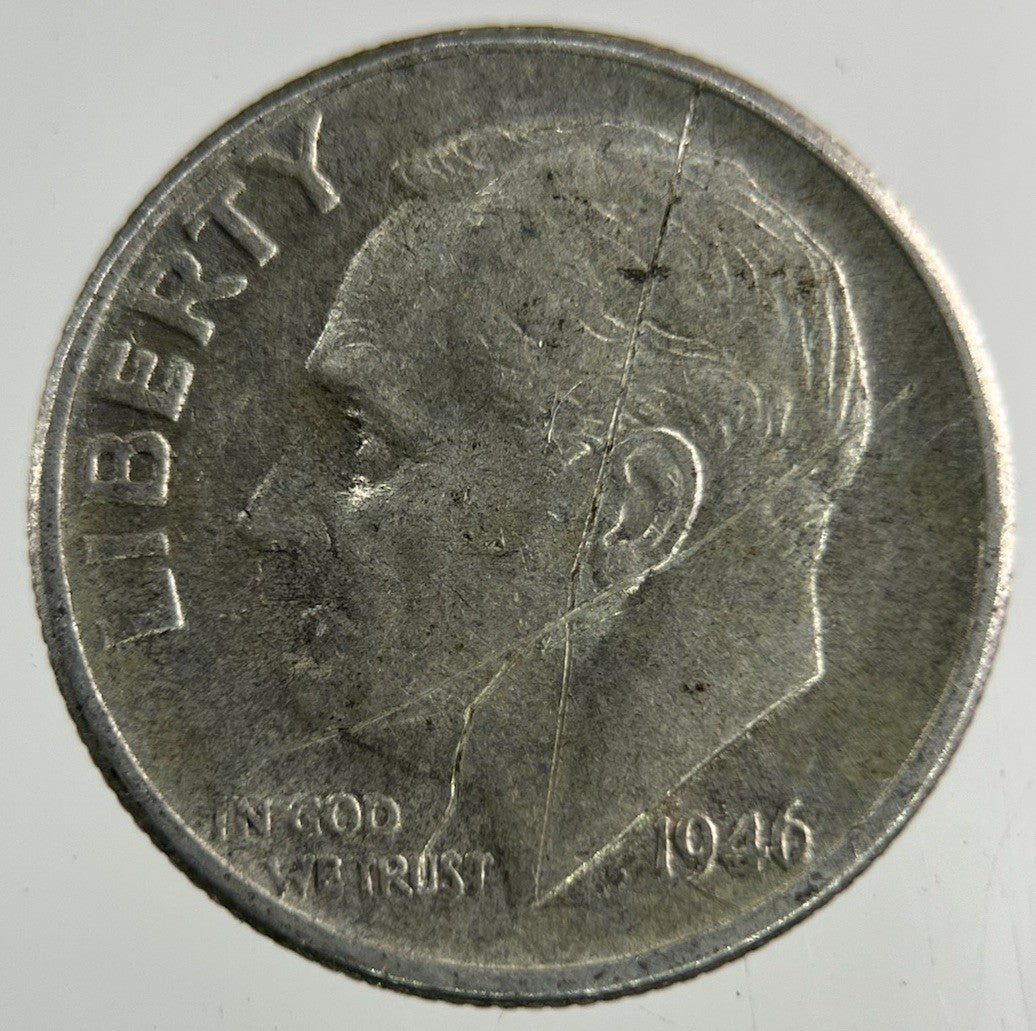1946 US USA Roosevelt Dime Silver Coin | Collectable Grade