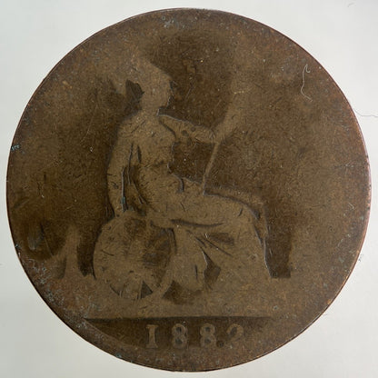 1882 Victoria One Penny Coin | Collectable Grade