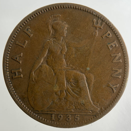 1935 George V Half - Penny Coin | Collectable Grade