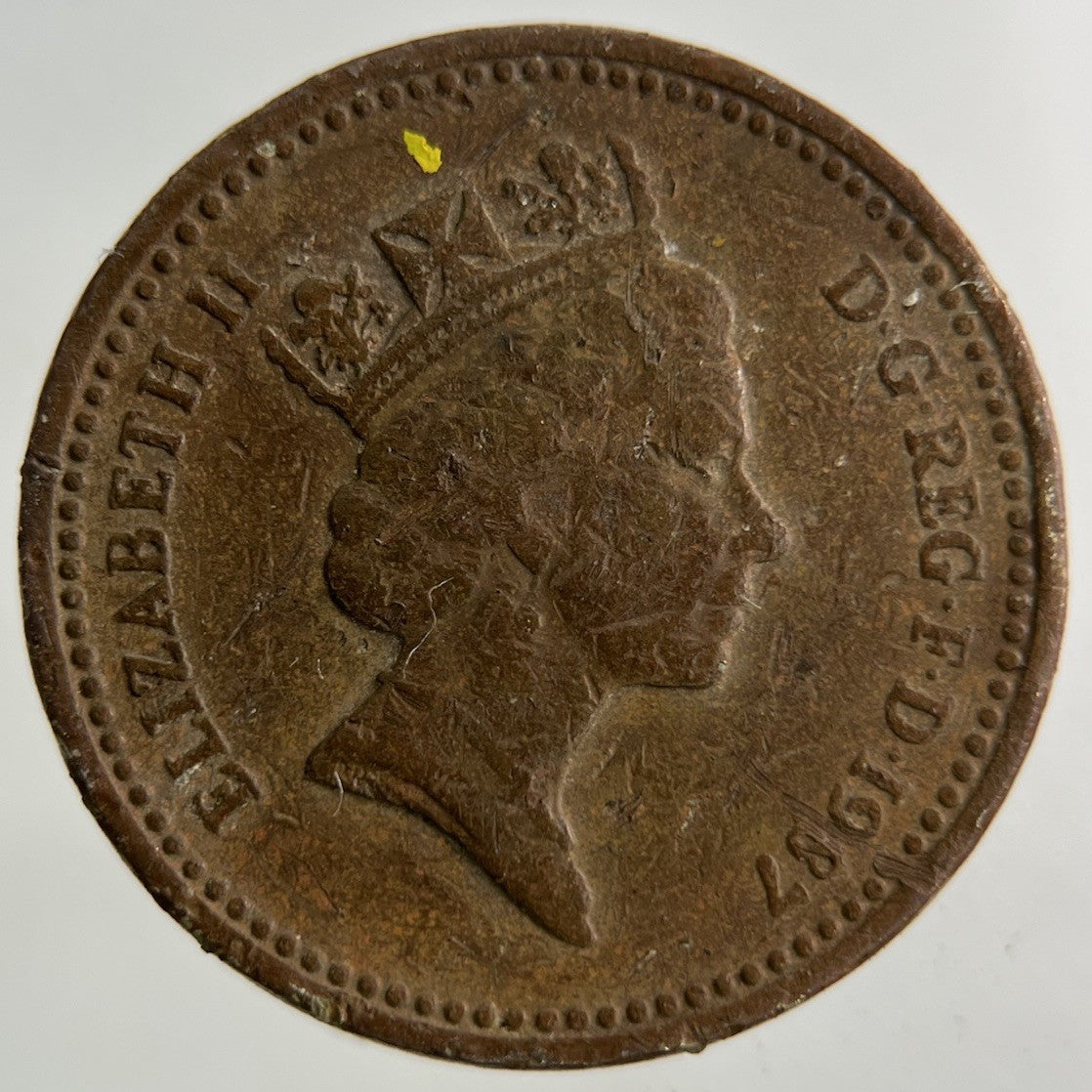 1987 Elizabeth II 2nd One Pound £1 Coin | Fine Collectable Grade