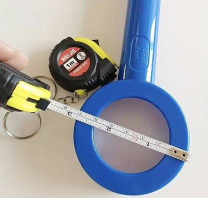 1 x Mini Tape - Measure 1 Meter / 100cm Shaped Keyring Premium Keychain Gift UK