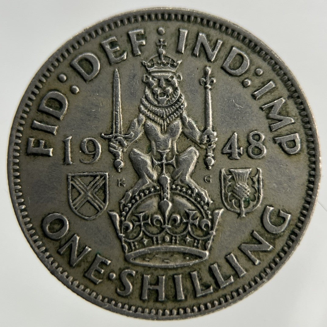 1948 George VI Shilling Coin | Fine Collectable Grade
