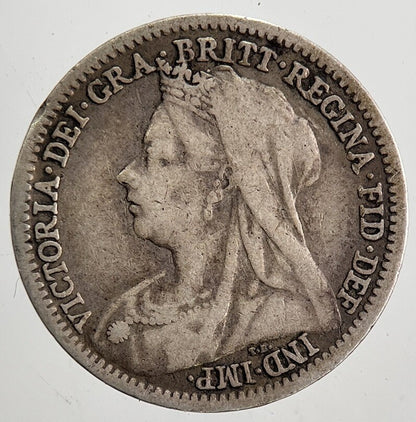 1899 Victoria Threepence Silver Coin | Collectable Grade