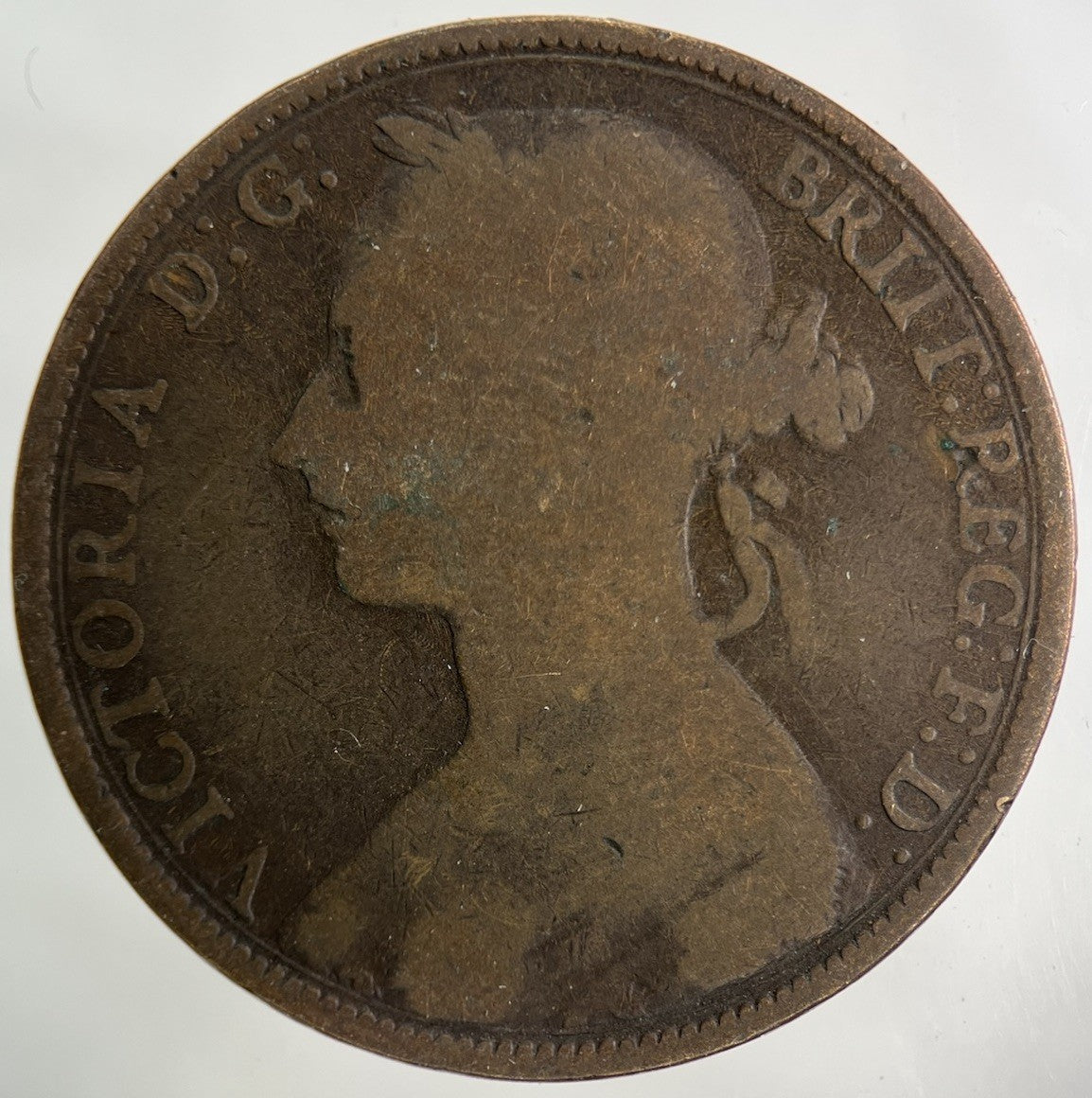 1894 Victoria One Penny Coin | Collectable Grade