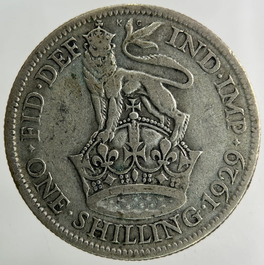 1929 George V Shilling Silver Coin | Collectable Grade