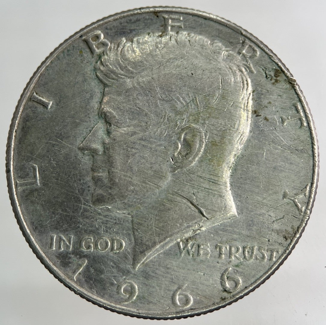 1966 US USA Kennedy Half Dollar Silver Coin | Collectable Grade