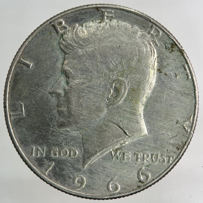 1966 US USA Kennedy Half Dollar Silver Coin | Collectable Grade