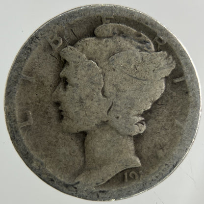US USA Mercury Dime Silver Coin | Collectable Grade