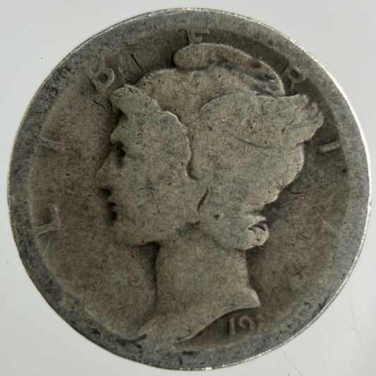 US USA Mercury Dime Silver Coin | Collectable Grade